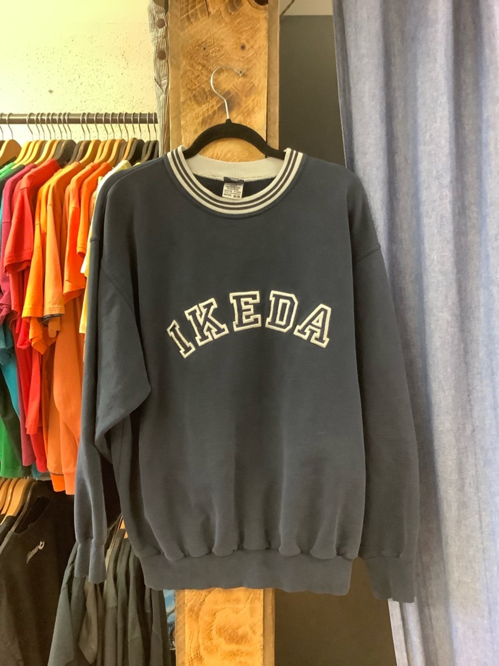 Vintage Ikeda navy Crewneck